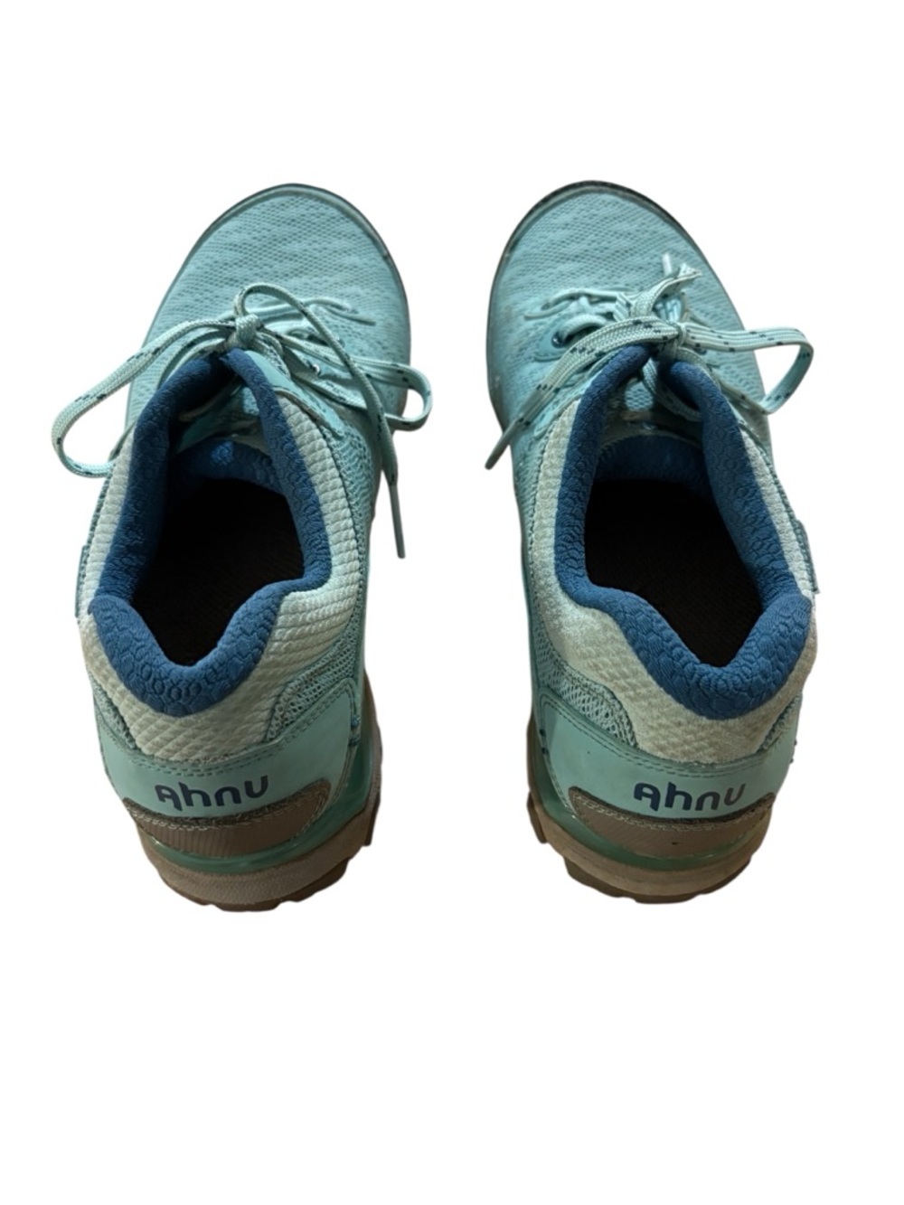 Ahnu Sugarpine II Air Mesh Lagoon Women's Hiking Teal Lace-Up Trail Shoe - Picture 4 of 6